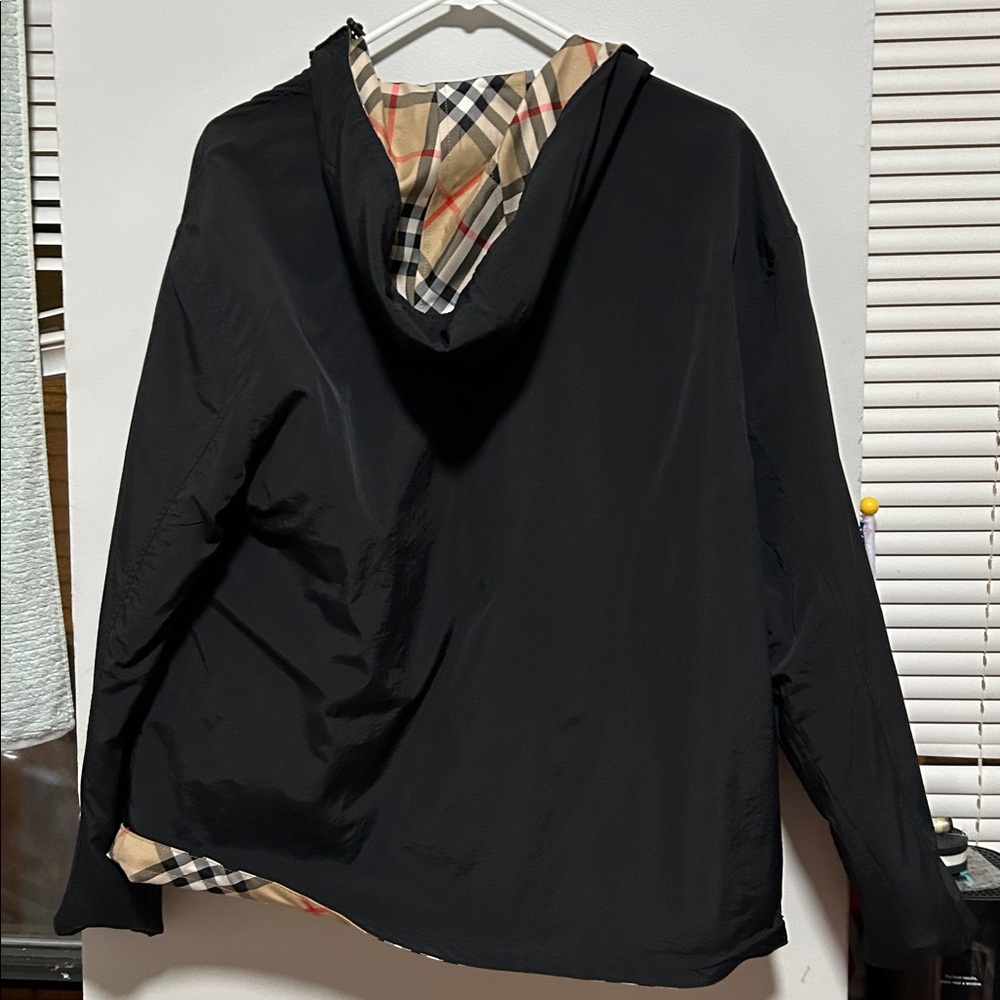 Black Jacket With Plaid Lining - image 3